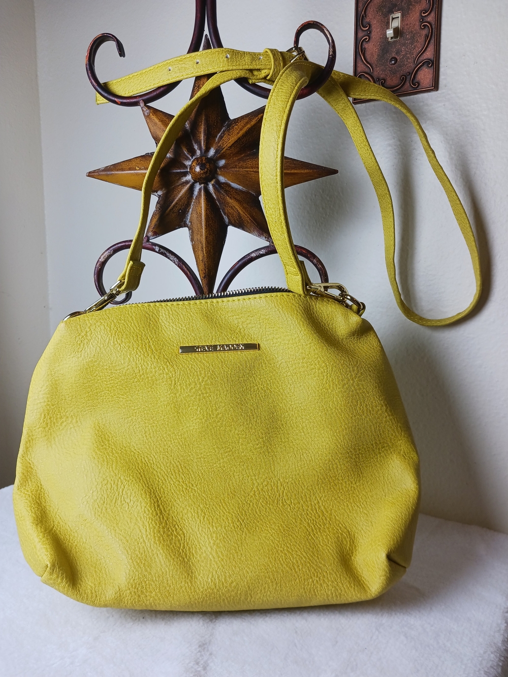 Nine West Yellow Shoulder Crossbody Bag